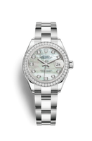 Rolex Lady-Datejust 28 Rolesor Rose Domed / Jubilee / White Roman (279384rbr-0012)