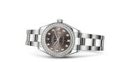 Rolex - 279384rbr-0018  Lady-Datejust 28 Stainless Steel / Diamond / Grey - Diamond / Oyster