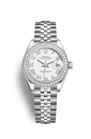 Rolex Lady-Datejust 28 Rolesor Yellow Fluted / Jubilee / Silver Diamond (279384rbr-0019)