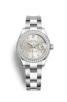 Rolex Lady-Datejust 28 Rolesor Yellow Fluted / Oyster / Mint Green Tuxedo (279384rbr-0022)