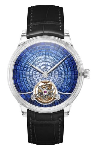 H. Moser & Cie - 2802-1000  Venturer Tourbillon Sapphire / Sapphire