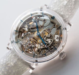 H. Moser & Cie - 2803-1000  Venturer Tourbillon Dual Time Sapphire Skeleton