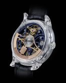 H. Moser & Cie - 2803-1001  Venturer Tourbillon Dual Time Sapphire Blue Skeleton