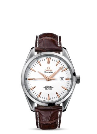 Omega - 2803.34.37  Seamaster Aqua Terra 150M Co-Axial 39.2 Stainless Steel / White / Bracelet