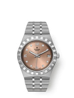 Tudor Royal Date 28 Stainless Steel / Salmon - Diamond (28400-0011)