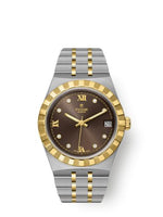 Tudor Royal Day-Date 41 Stainless Steel / Yellow Gold / Chocolate - Diamond (28403-0009)