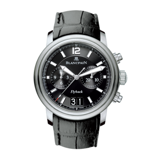 Blancpain - 2885F-11B30B-53B  Léman Chronographe Flyback Grande Date Stainless Steel / Black / Alligator