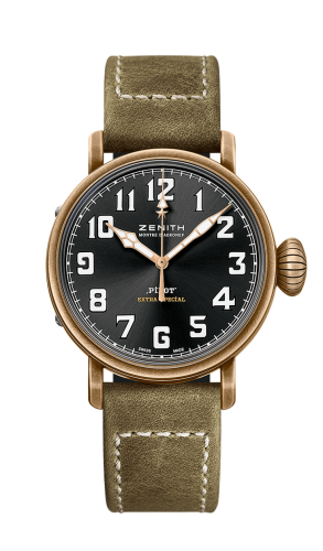 Zenith - 29.1940.679/21.C800  Pilot Type 20 Extra Special Bronze / Black / Strap