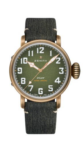 Zenith - 29.2430.679/63.C813  Pilot Type 20 Adventure 45mm Bronze / Khaki / Matrix