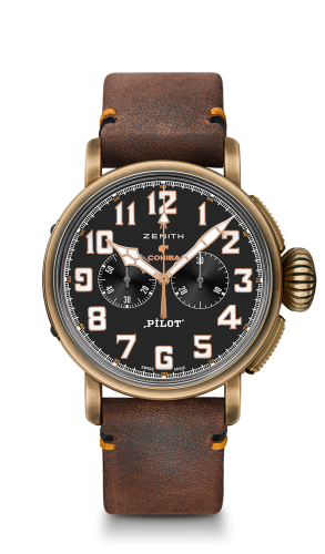 Zenith - 29.2432.4069/27.C794  Pilot Type 20 Cohiba Edition Chronograph Bronze / Black