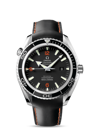 Omega - 2900.51.82  Seamaster Planet Ocean 600M Co-Axial 45.5 Stainless Steel / Orange Numerals / Rubber