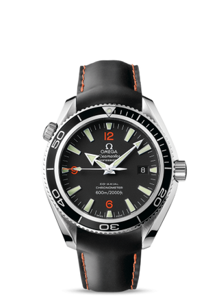 Omega - 2901.51.82  Seamaster Planet Ocean 600M Co-Axial 42 Stainless Steel / Orange Numerals / Rubber