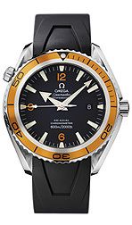 Omega - 2908.50.91  Seamaster Planet Ocean 600M Co-Axial 45.5 Stainless / Orange / Rubber