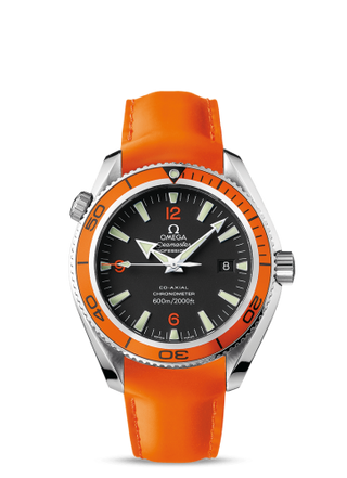 Omega - 2909.50.83  Seamaster Planet Ocean 600M Co-Axial 42 Stainless Steel / Orange / Orange Rubber