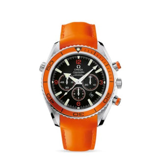 Omega - 2918.50.83  Seamaster Planet Ocean 600M Co-Axial 45.5 Chronograph Stainless Steel / Orange / Orange Rubber