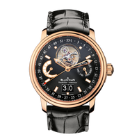 Blancpain Léman Réveil GMT Red Gold / Black / Rubber (2925-3630-53B)