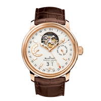 Blancpain Léman Chronographe Flyback Grande Date Red Gold / Opaline / Alligator (2925-3642-53B)