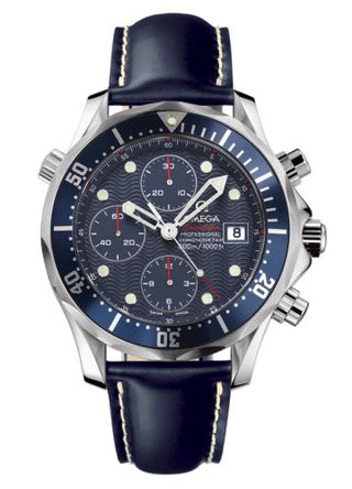 Omega - 2925.80.91  Seamaster Diver 300M Automatic 41.5 Chronograph Stainless Steel / Blue / Rubber