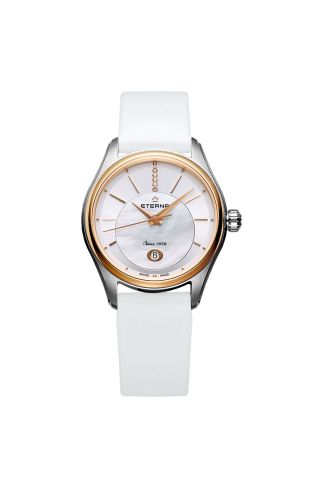 Eterna - 2940.53.61.1356  Avant-Garde Date Lady Two Tone / MOP / Strap