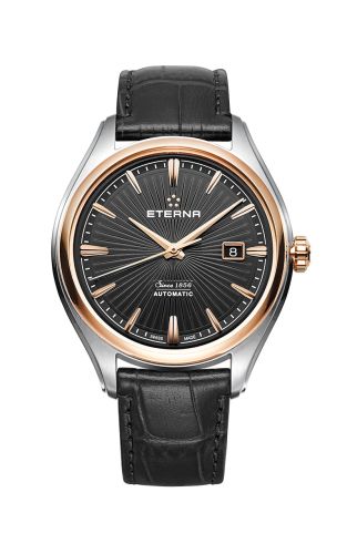 Eterna - 2945.53.41.1337  Avant-Garde Date Two Tone / Black / Strap