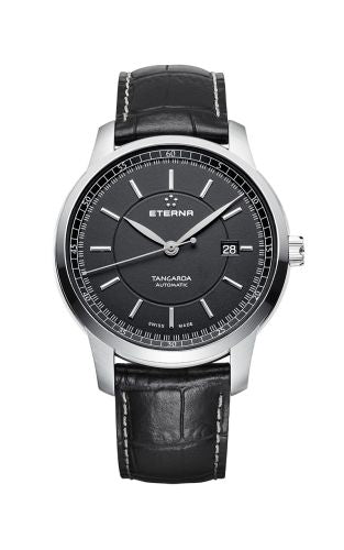 Eterna - 2948.41.41.1261  Tangaroa Three-Hands Black / Strap