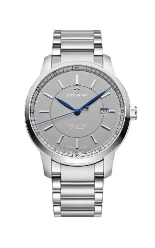 Eterna - 2948.41.51.0277  Tangaroa Three-Hands Grey / Bracelet