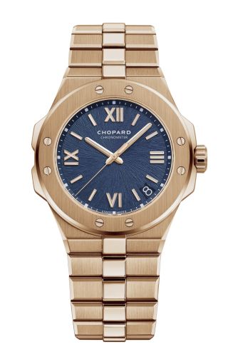 Chopard - 295363-5001  Alpine Eagle 41 Rose Gold / Blue