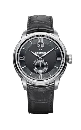 Eterna - 2971.41.46.1327  Adventic Quartz Big Date Black / Strap