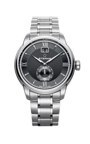 Eterna - 2971.41.46.1704  Adventic Quartz Big Date Black / Bracelet