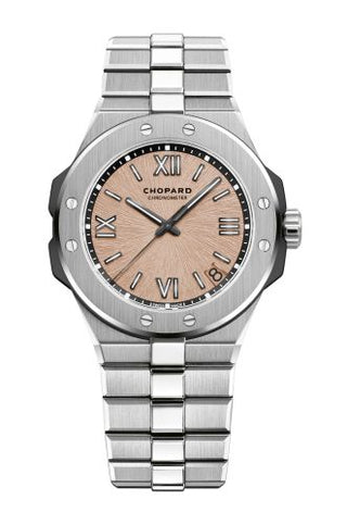 Chopard - 298600-3015  Alpine Eagle 41 Stainless Steel - Titanium / Salmon / Indonesia