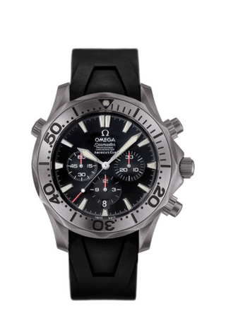 Omega - 2993.50.91  Seamaster Diver 300M Automatic 41.5 Chronograph Titanium / Black / Bracelet / America’s Cup 