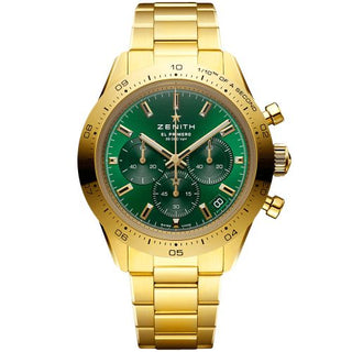 Zenith - 30.3100.3600/56.M3100  Chronomaster Sport Yoshida Yellow Gold / Green / Bracelet