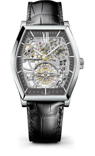 Vacheron Constantin - 30135/000P-9842  Malte Tourbillon Skeleton Platinum / Anthracite