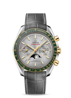 Omega Speedmaster Moonphase Chronograph Master Chronometer Stainless Steel / Sedna Gold  / Brown (304.23.44.52.06.001)