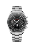 Omega - 304.30.44.52.01.001  Speedmaster Moonphase Chronograph Master Chronometer Stainless Steel / Black / Bracelet