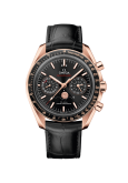 Omega - 304.63.44.52.01.001  Speedmaster Moonphase Chronograph Master Chronometer Sedna Gold / Black