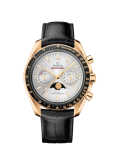 Omega - 304.63.44.52.02.001  Speedmaster Moonphase Chronograph Master Chronometer Yellow Gold / Silver