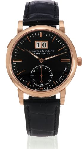 A. Lange & Söhne - 308.031  Langematik Big Date Pink Gold / Black