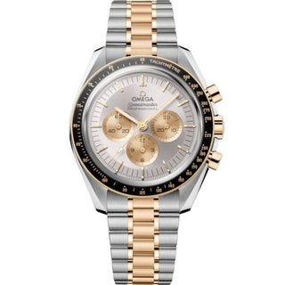 Omega - 310.20.42.50.02.001  Speedmaster Professional Moonwatch 3861 Stainless Steel - Moonshine Gold / Silver