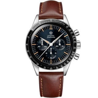 Omega - 310.32.40.50.06.002  Speedmaster First Omega in Space Master Chronometer Stainless Steel / Blue-Grey