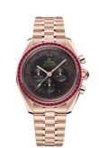 Omega - 310.55.42.50.51.001  Speedmaster Professional Moonwatch 3861 Sedna Gold - Ruby / Black - Ruby / Bracelet