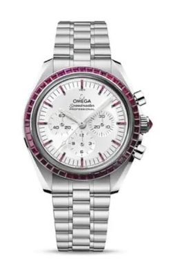 Omega - 310.55.42.50.52.001  Speedmaster Professional Moonwatch 3861 Canopus Gold - Ruby / Silver - Ruby / Bracelet