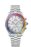 Omega - 310.55.42.50.52.002  Speedmaster Professional Moonwatch 3861 Canopus Gold - Rainbow / Silver - Rainbow / Bracelet