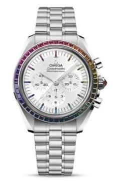 Omega - 310.55.42.50.52.002  Speedmaster Professional Moonwatch 3861 Canopus Gold - Rainbow / Silver - Rainbow / Bracelet