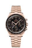 Omega - 310.60.42.50.01.001  Speedmaster Professional Moonwatch 3861 Sedna Gold / Black / Bracelet