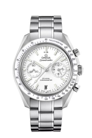 Omega - 311.30.44.51.04.001  Speedmaster Moonwatch Co-Axial Stainless Steel / White / Bracelet