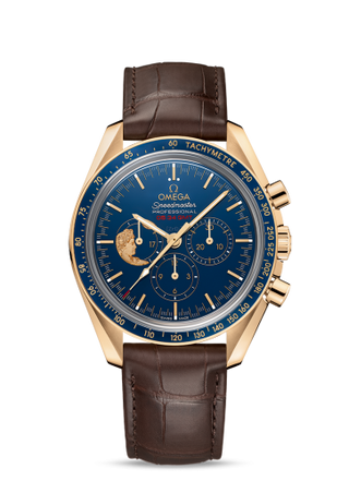 Omega - 311.63.42.30.03.001  Speedmaster Professional Moonwatch Apollo XVII 45th Anniversary / Yellow Gold