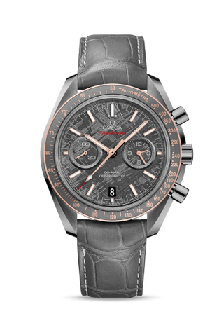 Omega - 311.63.44.51.99.001  Speedmaster Moonwatch Co-Axial Grey Side of the Moon Meteorite