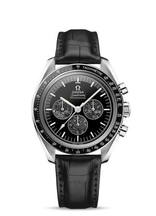 Omega - 311.93.42.30.99.001  Speedmaster Professional Moonwatch 321 Platinum / Black / Alligator