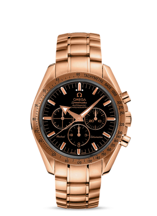 Omega - 3159.50.00  Speedmaster Broad Arrow Red Gold / Black / Bracelet / Michael Schumacher